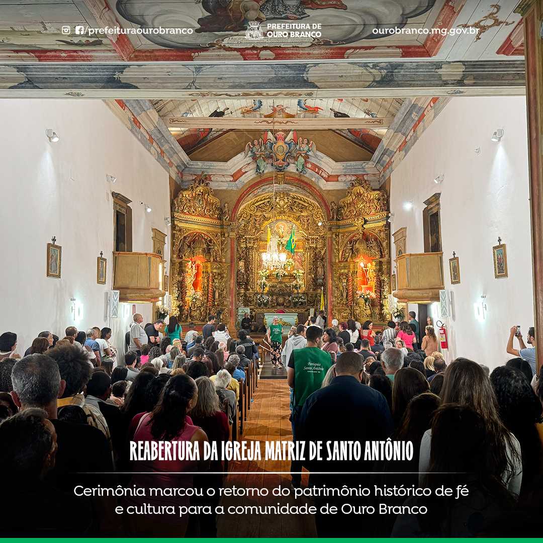 Reabertura Igreja Matriz de Santo Antônio